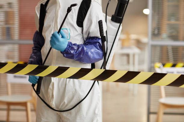 Professional Blood Cleanup technician working in Coopersville, MI